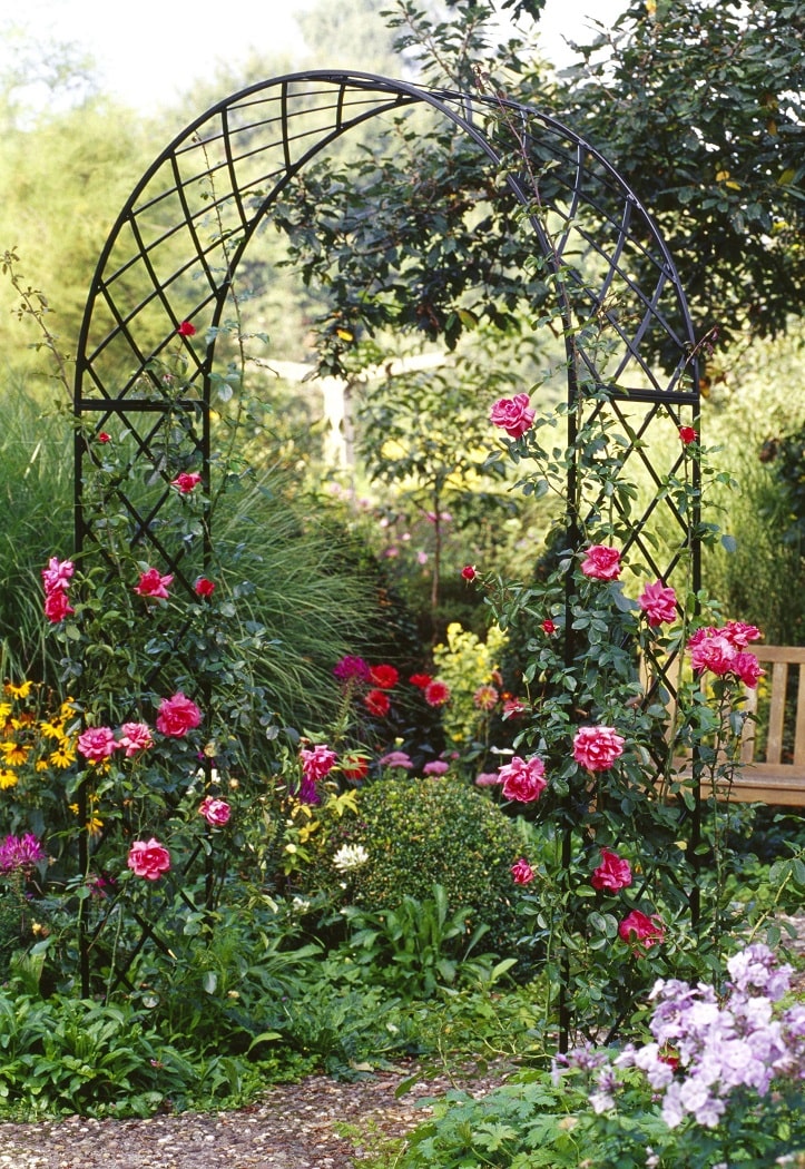 classic-garden-elements-bagatelle-rosenbogen-metall-rund-50-cm-tief image 1