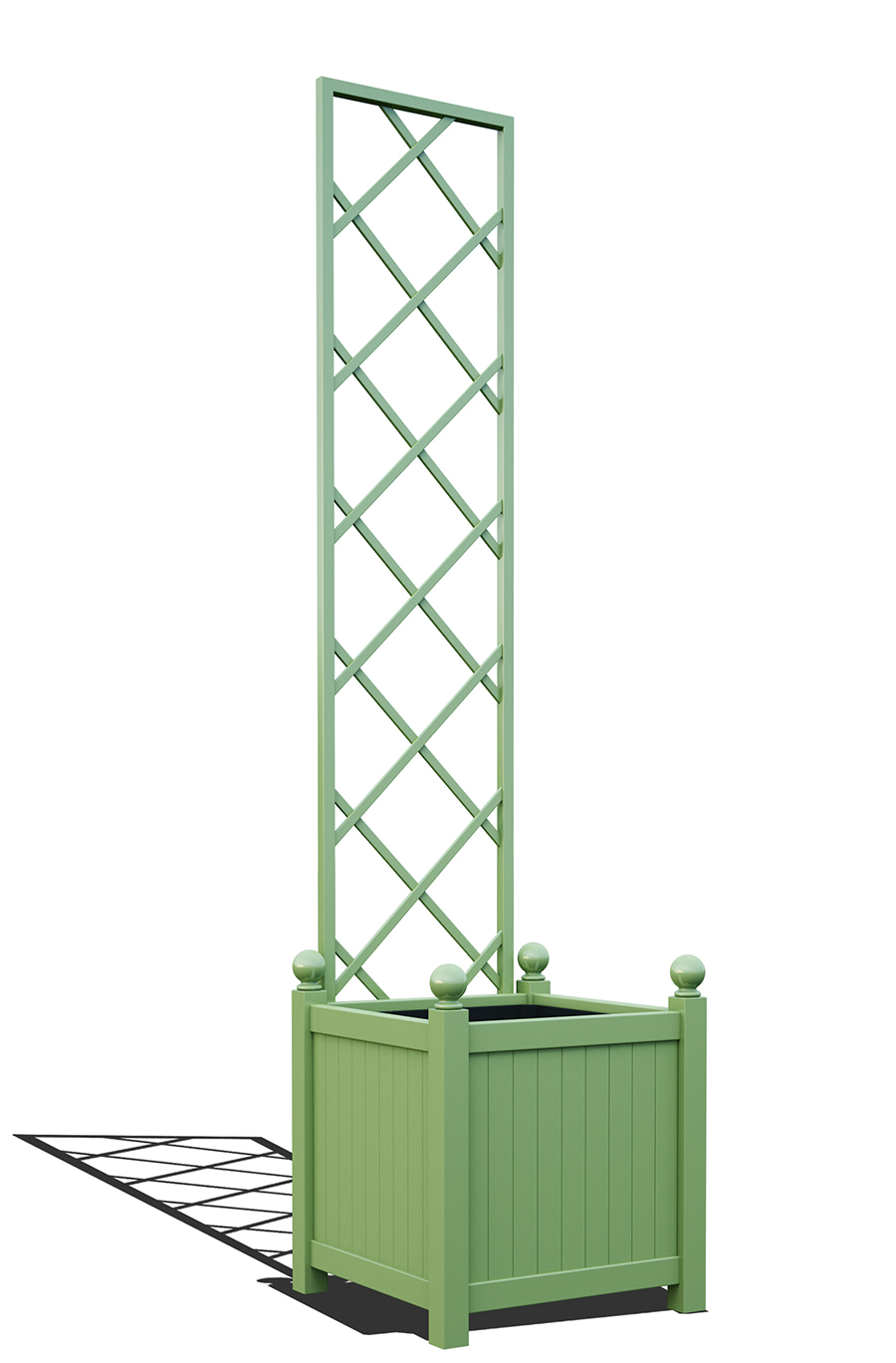 classic-garden-elements-pagasae-pflanzk-bel-mit-spalier-schwarz image 4