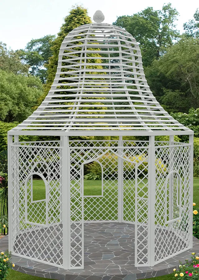classic-garden-elements-rosenpavillon-zweibr-cken-wei-400cm image 1