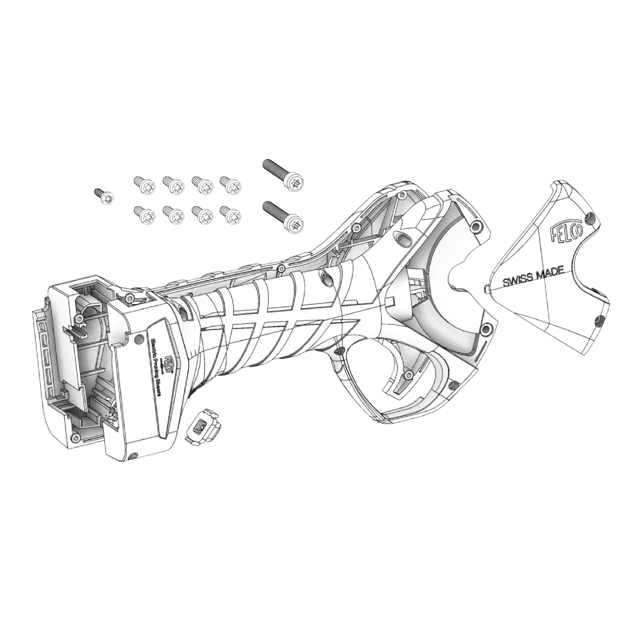 felco-834-834-4-abdeckungen-schrauben-ersatzteil-set image 1