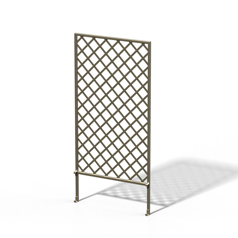 classic-garden-elements-abydos-rankgitter-metall-schwarz-119cm-rauten image 1
