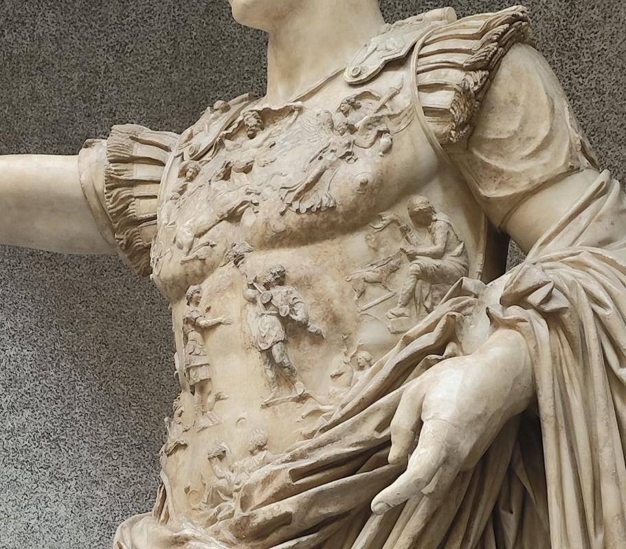 classic-garden-elements-augustus-primaporta-statue-lebensgro-marmor image 6