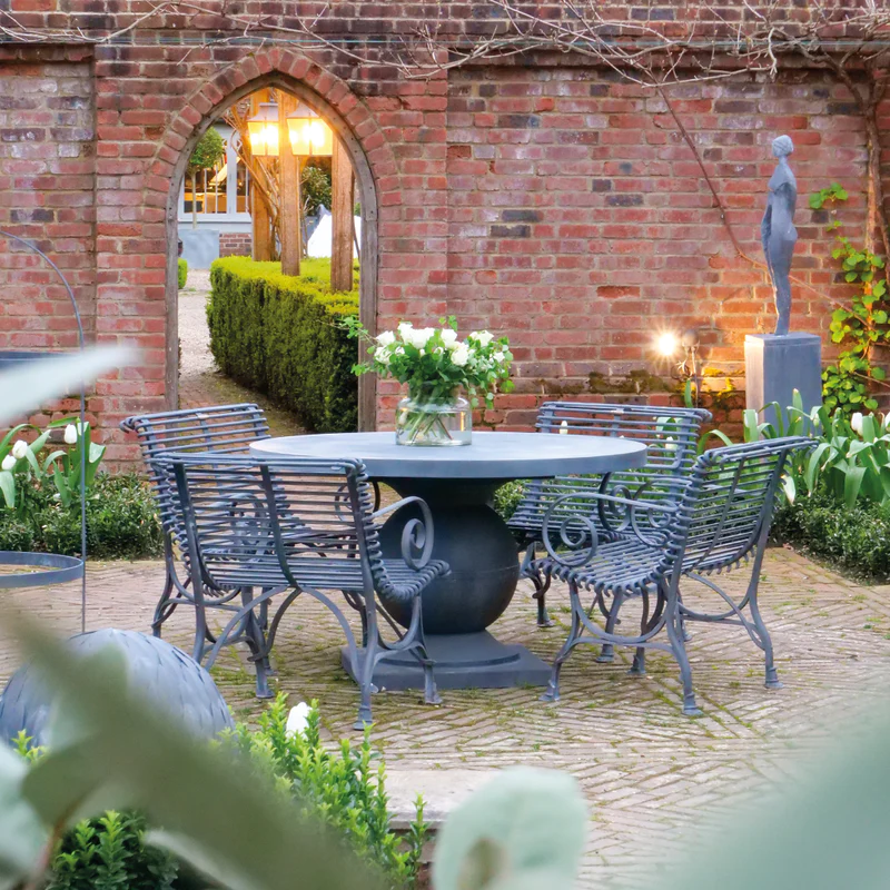 classic-garden-elements-apg-luna-table-gartentisch-zink-grau image 4