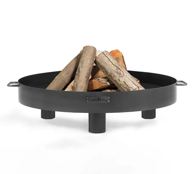 cookking-tunis-feuerschale-60-cm-flach-mit-griffen-schwarz image 1