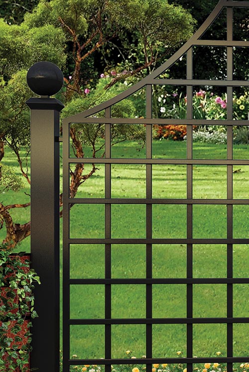classic-garden-elements-rushton-hall-metallzaun-schwarz-344cm image 8