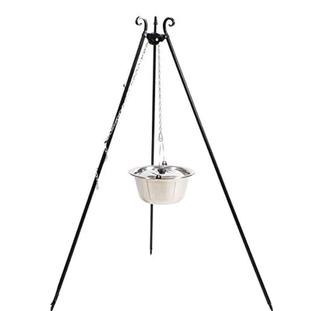 cookking-schwenkgrill-dreibein-mit-edelstahlkessel-10-liter image 1