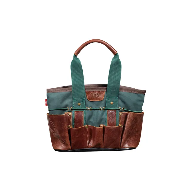 felco-481-werkzeugtasche-canvas-leder-gr-n-wasserabweisend image 1