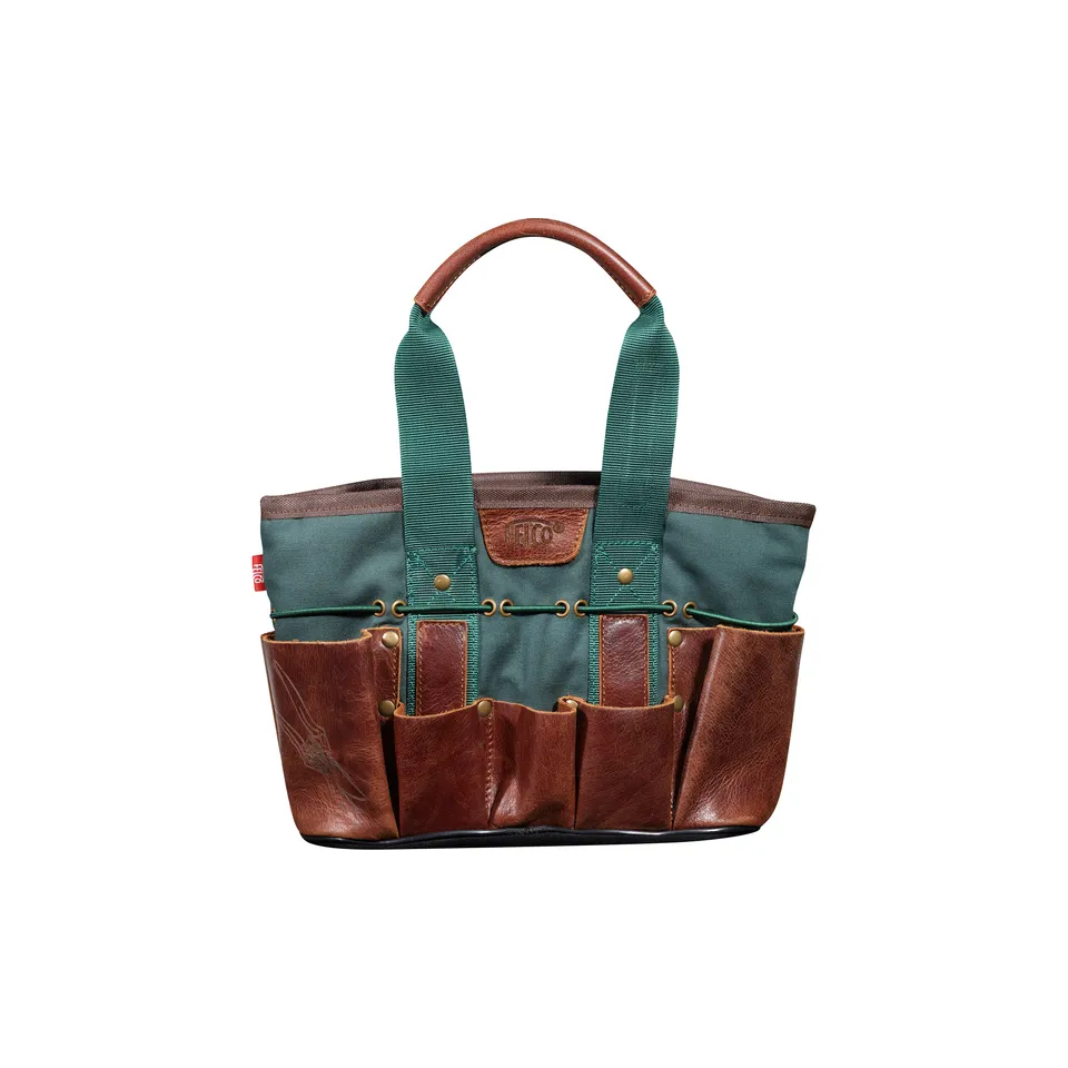 felco-481-werkzeugtasche-canvas-leder-gr-n-wasserabweisend image 1