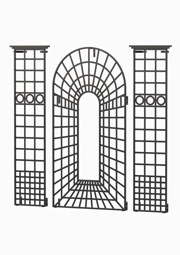classic-garden-elements-burghley-house-rankgitter-set-schwarz image 1