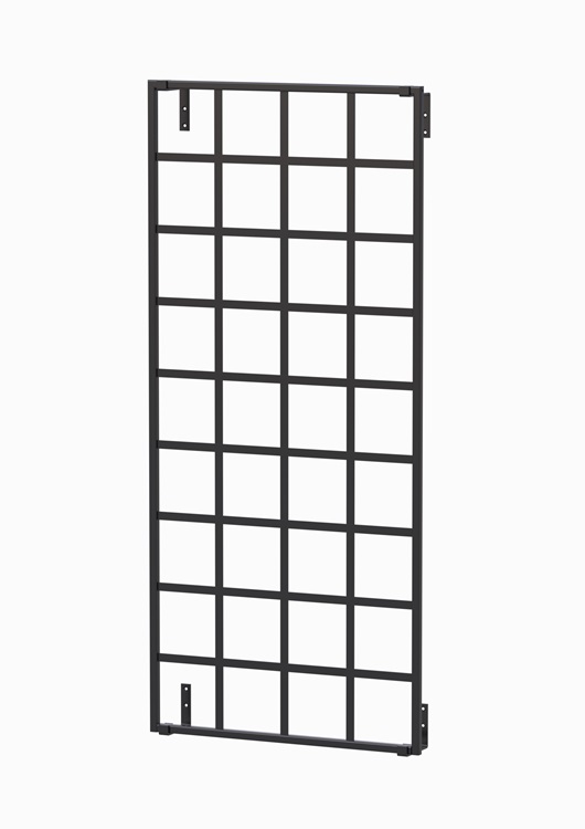 classic-garden-elements-bauhaus-kleines-rankgitter-metall-schwarz-155x70 image 2