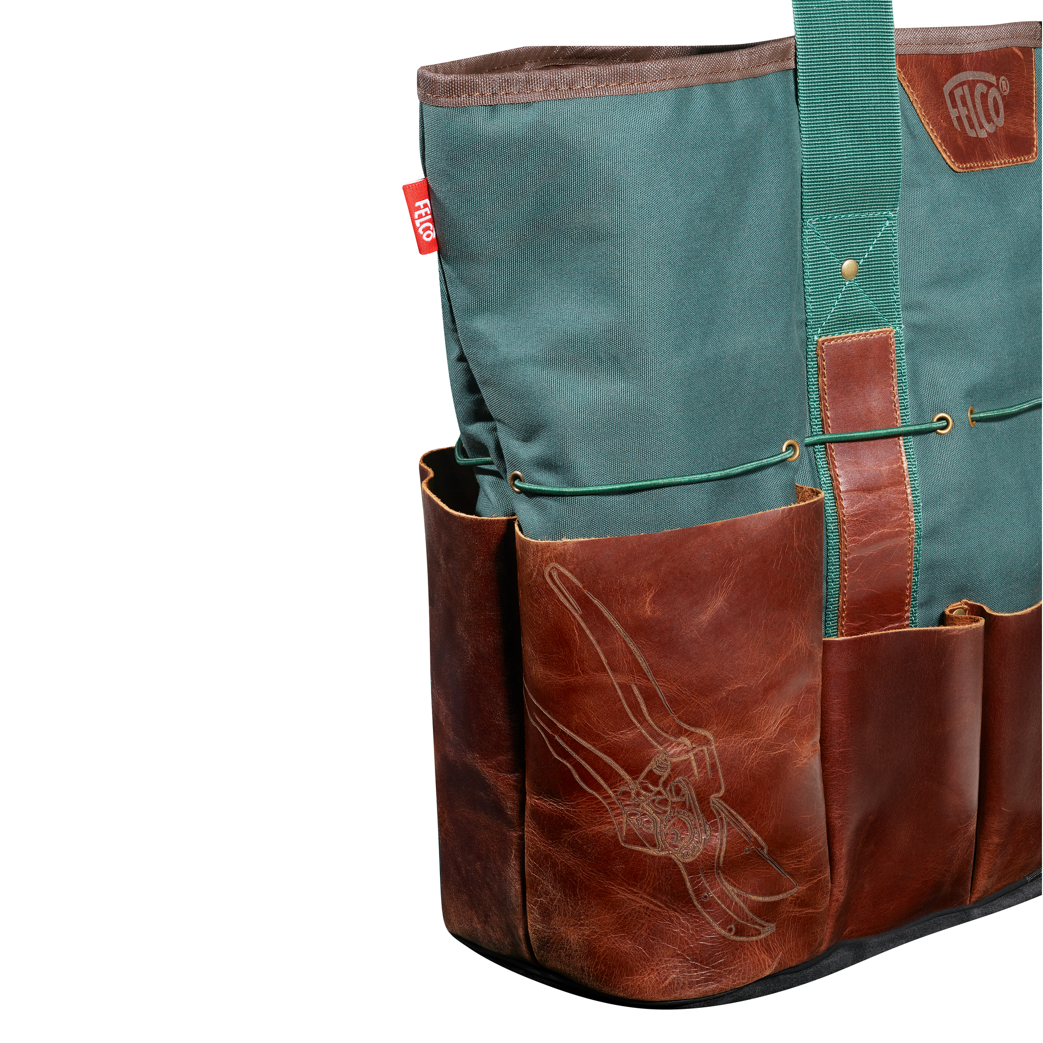 felco-481-gartentasche-werkzeugtasche-canvas-gr-n image 2