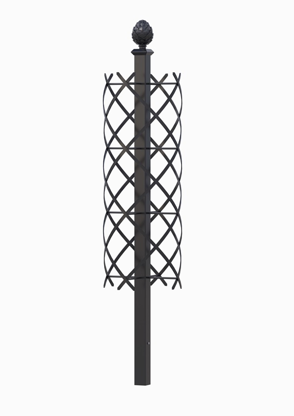 classic-garden-elements-charleston-rosens-ule-schwarz-230cm image 2