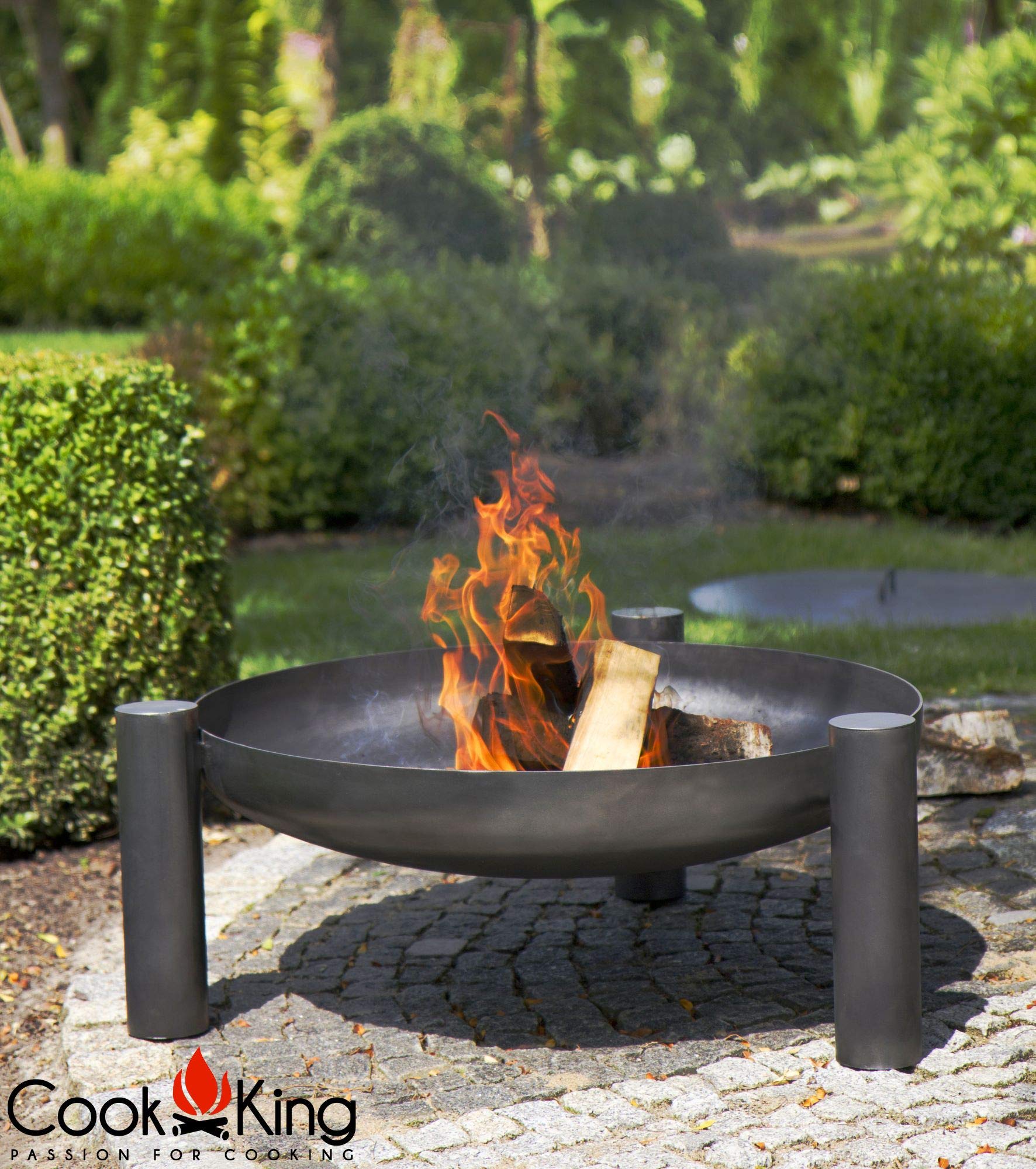 cookking-palma-feuerschale-70-cm-stahl-schwarz-dreibein image 2
