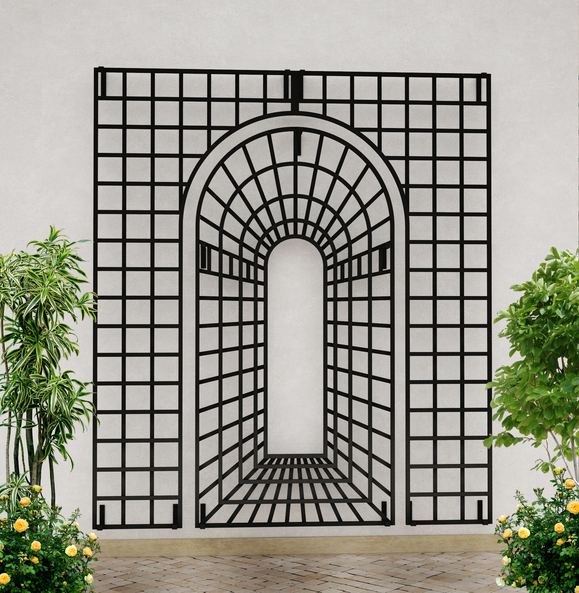 classic-garden-elements-houghton-hall-treillage-spalier-rankgitter-200cm image 2