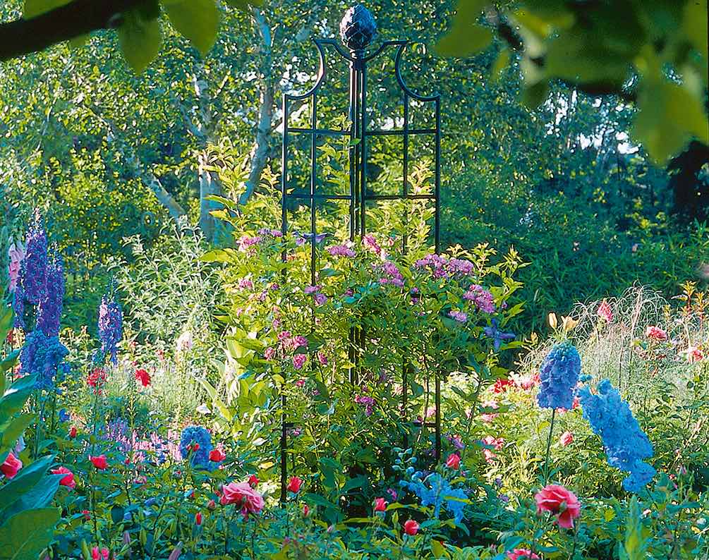 classic-garden-elements-rosenobelisk-ii-rankhilfe-wei-210cm image 4