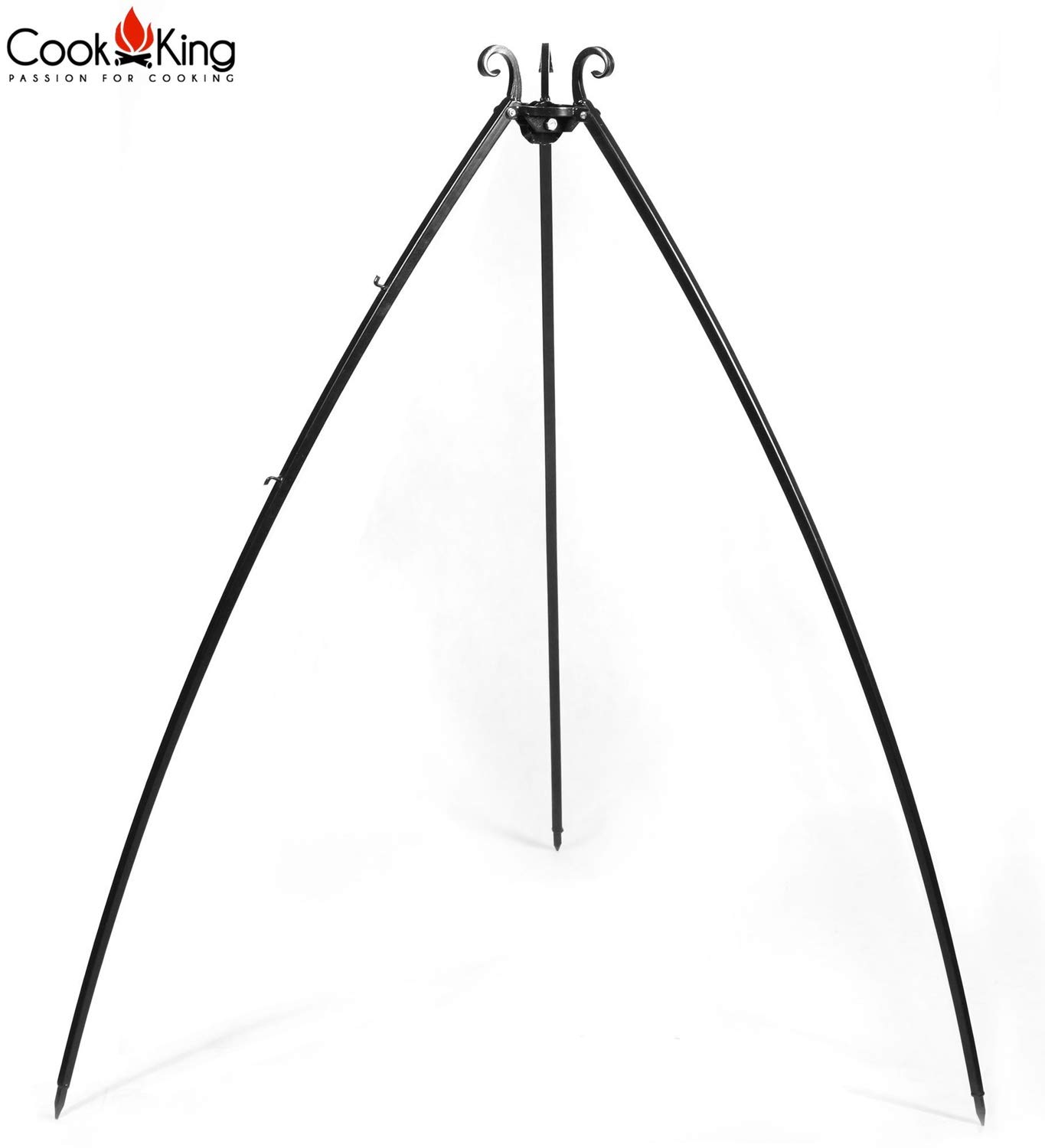 cookking-schwenkgrill-dreibein-200-cm-mit-wok-70-cm-stahl image 4