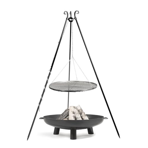 cookking-dreibein-grill-180-cm-mit-grillrost-60-cm-schwarz image 4