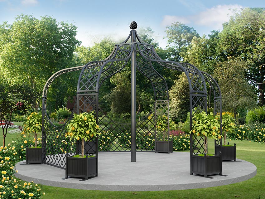 classic-garden-elements-pavillon-lyme-park-metall-580-cm image 5