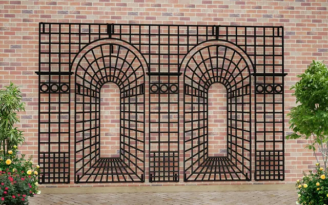 classic-garden-elements-montacute-double-spalier-metall image 1