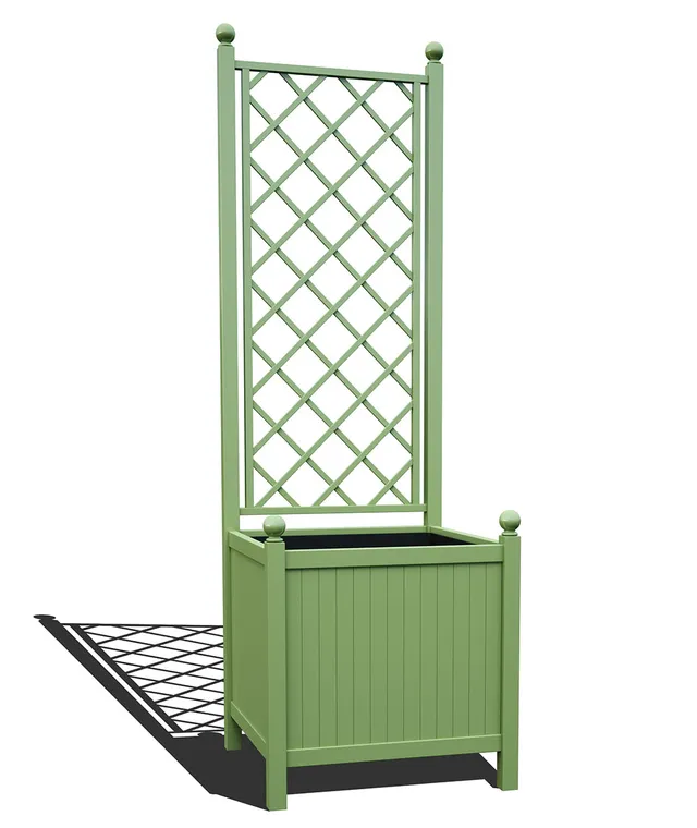 classic-garden-elements-chiomis-pflanzk-bel-mit-spalier-schwarz-60x60 image 1