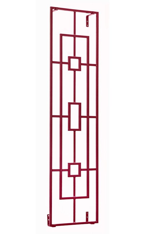 classic-garden-elements-hongkong-rankgitter-wandspalier-rot-metall image 2