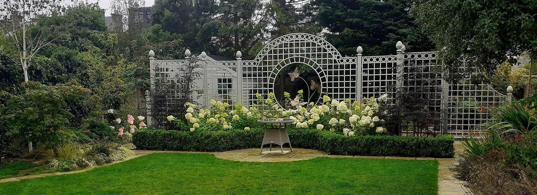 classic-garden-elements-trianon-treillage-set-rosen-zaun-schwarz image 6