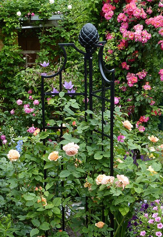 classic-garden-elements-rosenobelisk-ii-rankhilfe-wei-210cm image 8