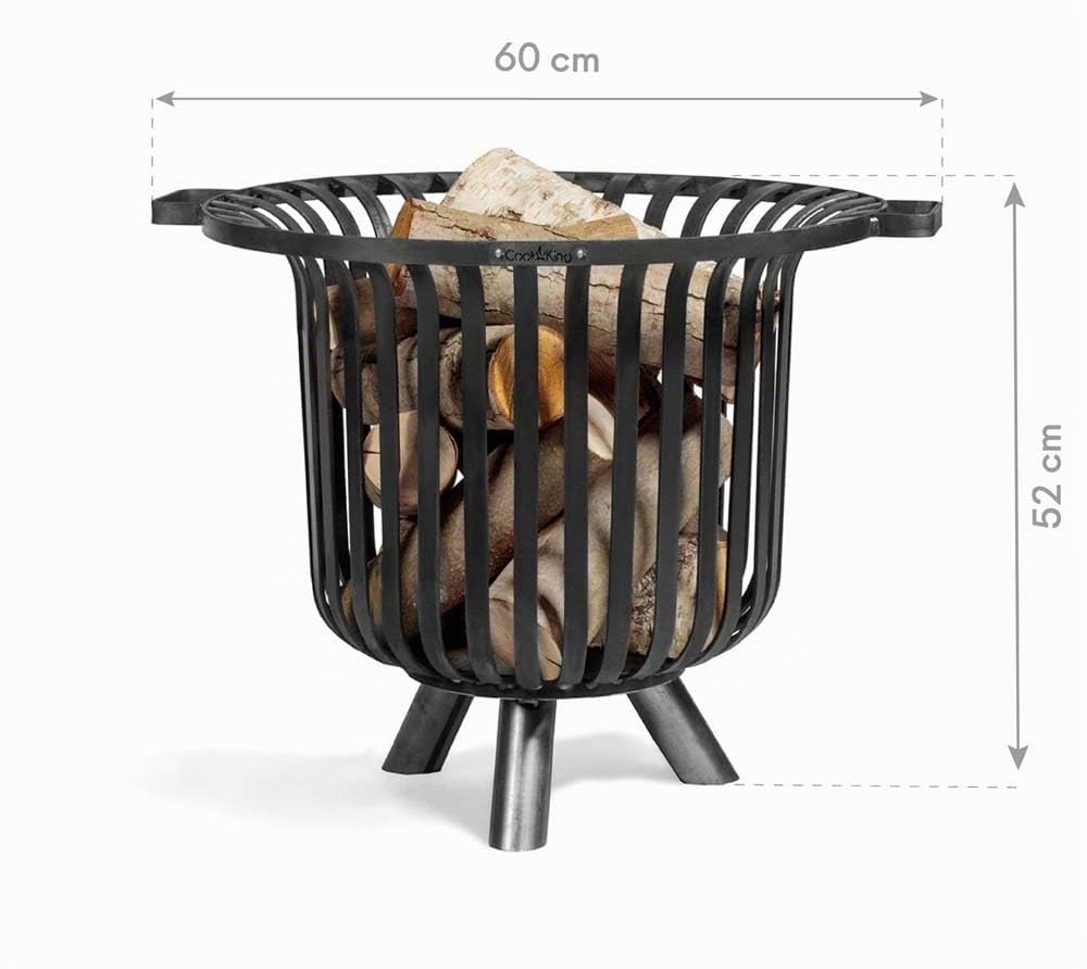cookking-verona-feuerkorb-60-cm-garten-feuerstelle-stahl image 7
