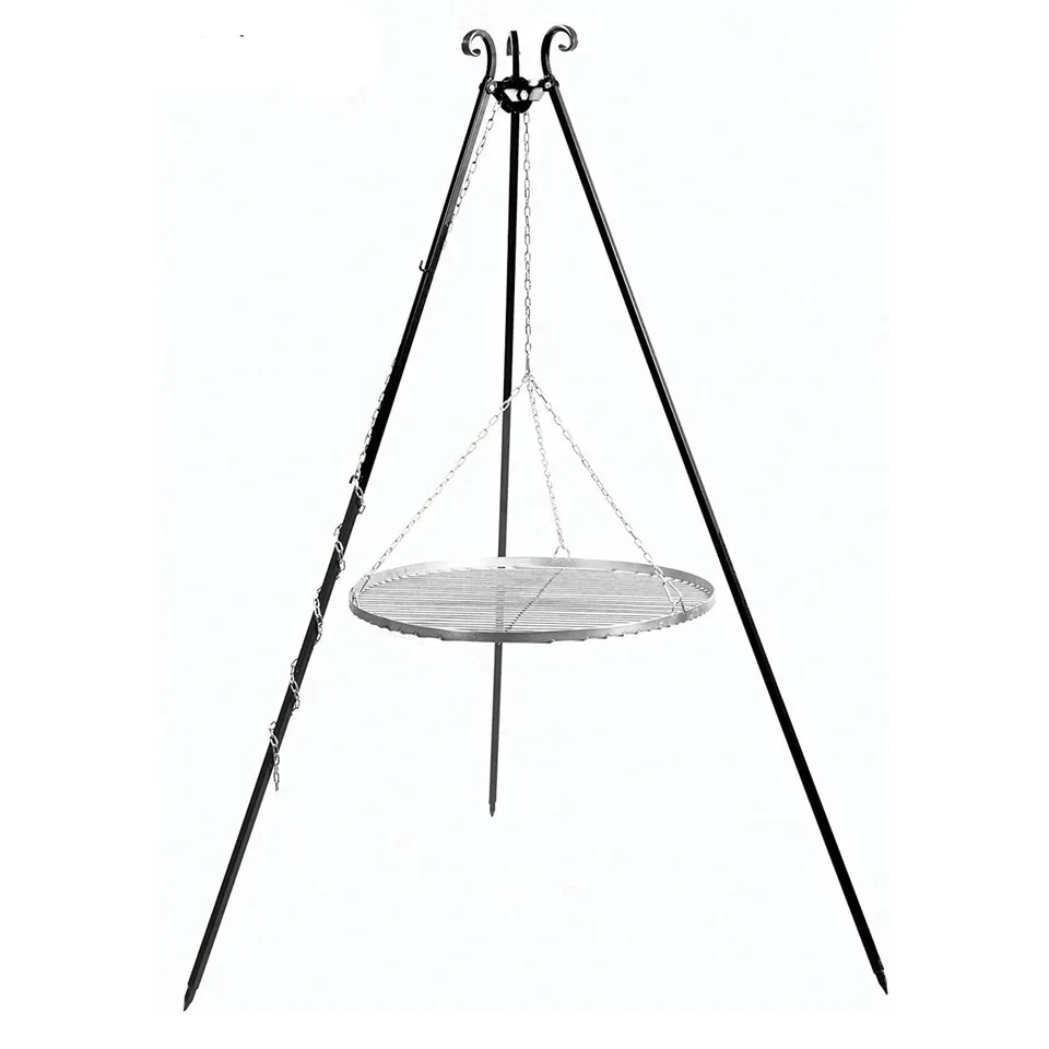 cookking-dreibeingrill-schwenkgrill-180-cm-mit-edelstahl-rost-80-cm image 1