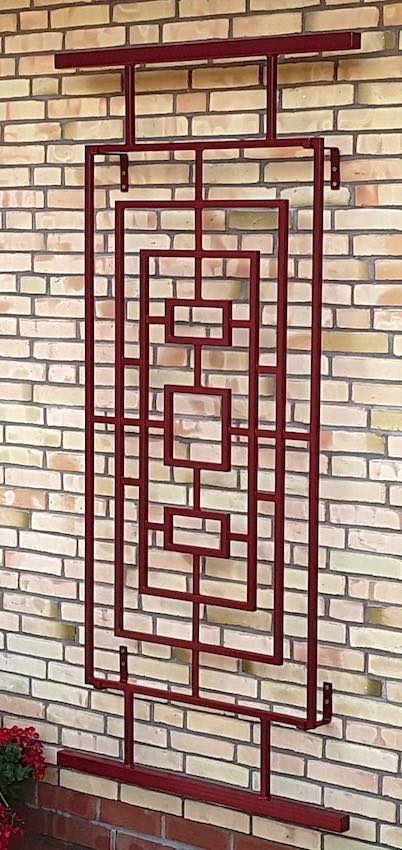 classic-garden-elements-hongkong-rankgitter-wandspalier-rot-metall image 5