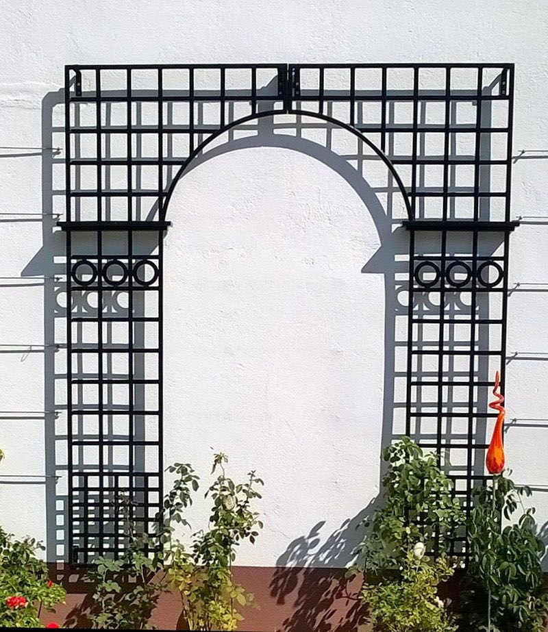 classic-garden-elements-osborne-house-gitterspalier-metall-schwarz-single image 6