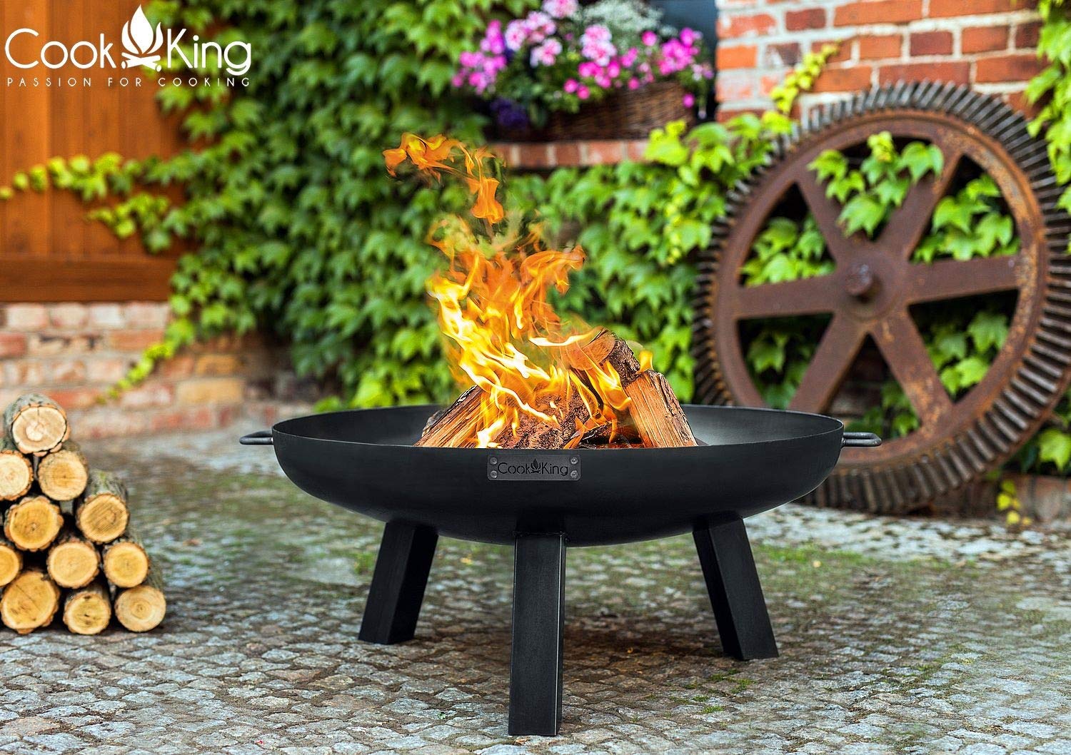 cookking-polo-dreibein-set-schwenkgrill-180-cm-feuerschale-70-cm image 3