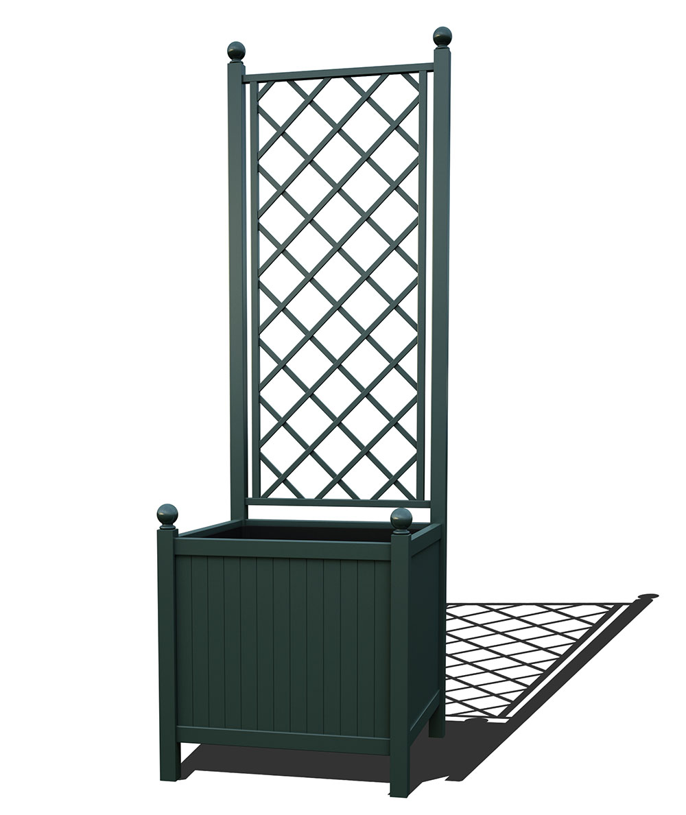 classic-garden-elements-chiomis-pflanzk-bel-mit-spalier-schwarz-60x60 image 5