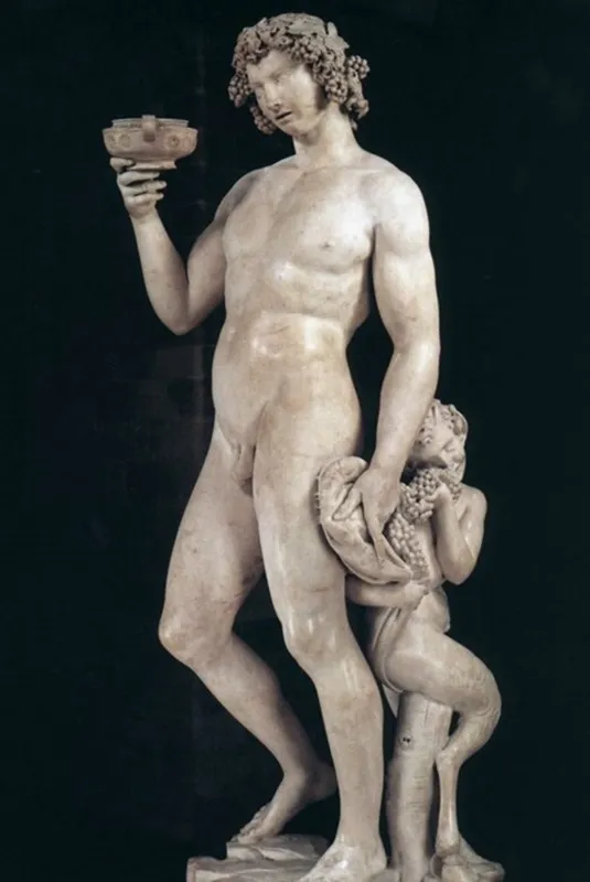 classic-garden-elements-bacchus-gartenstatue-bronze-nachguss image 1