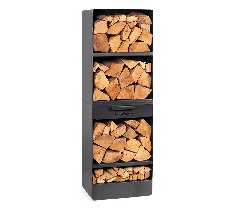 cookking-vento-kaminholzregal-40x30x120-cm-schwarz-stahl image 1