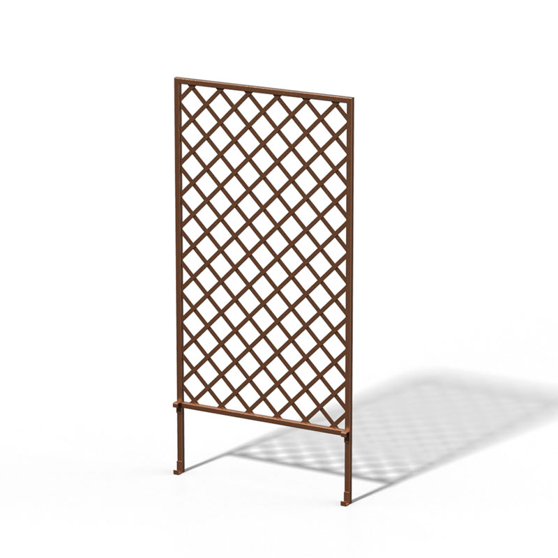 classic-garden-elements-abydos-rankgitter-metall-schwarz-119cm-rauten image 2