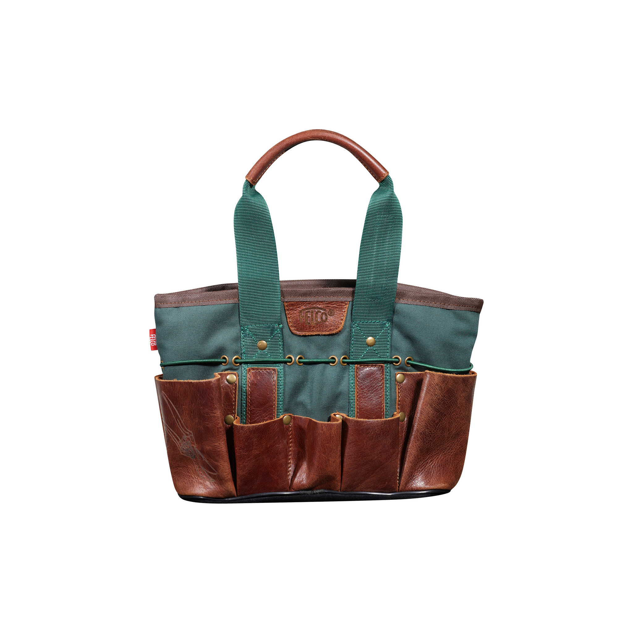 felco-481-werkzeugtasche-canvas-leder-gr-n-wasserabweisend image 1