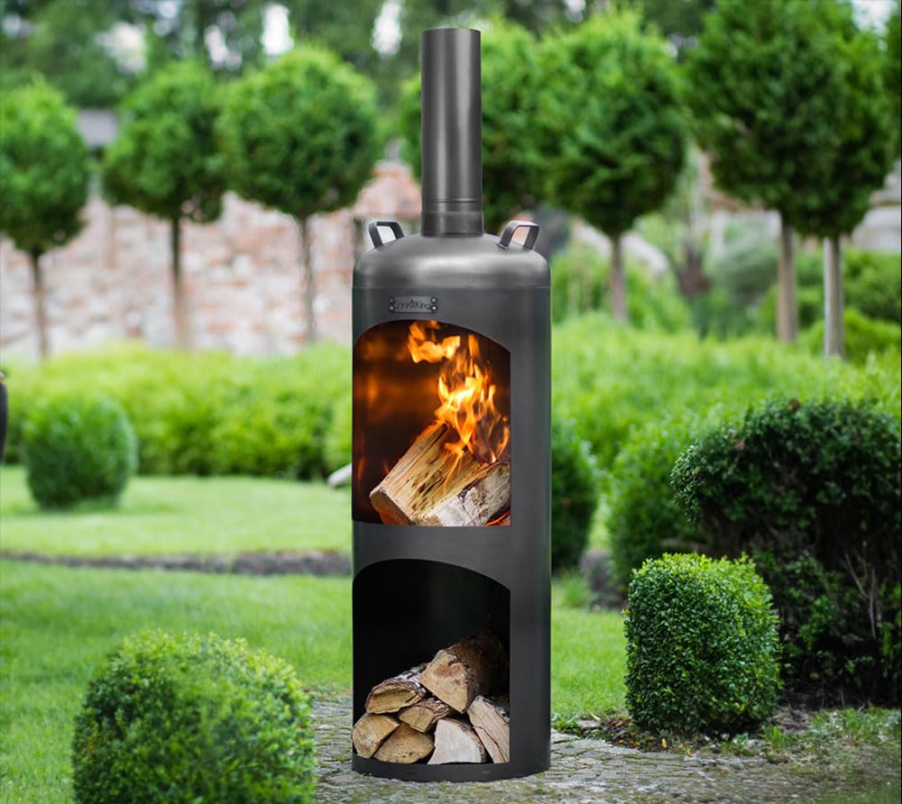 cookking-faro-terrassenofen-gartenofen-stahl-schwarz-158-cm image 4