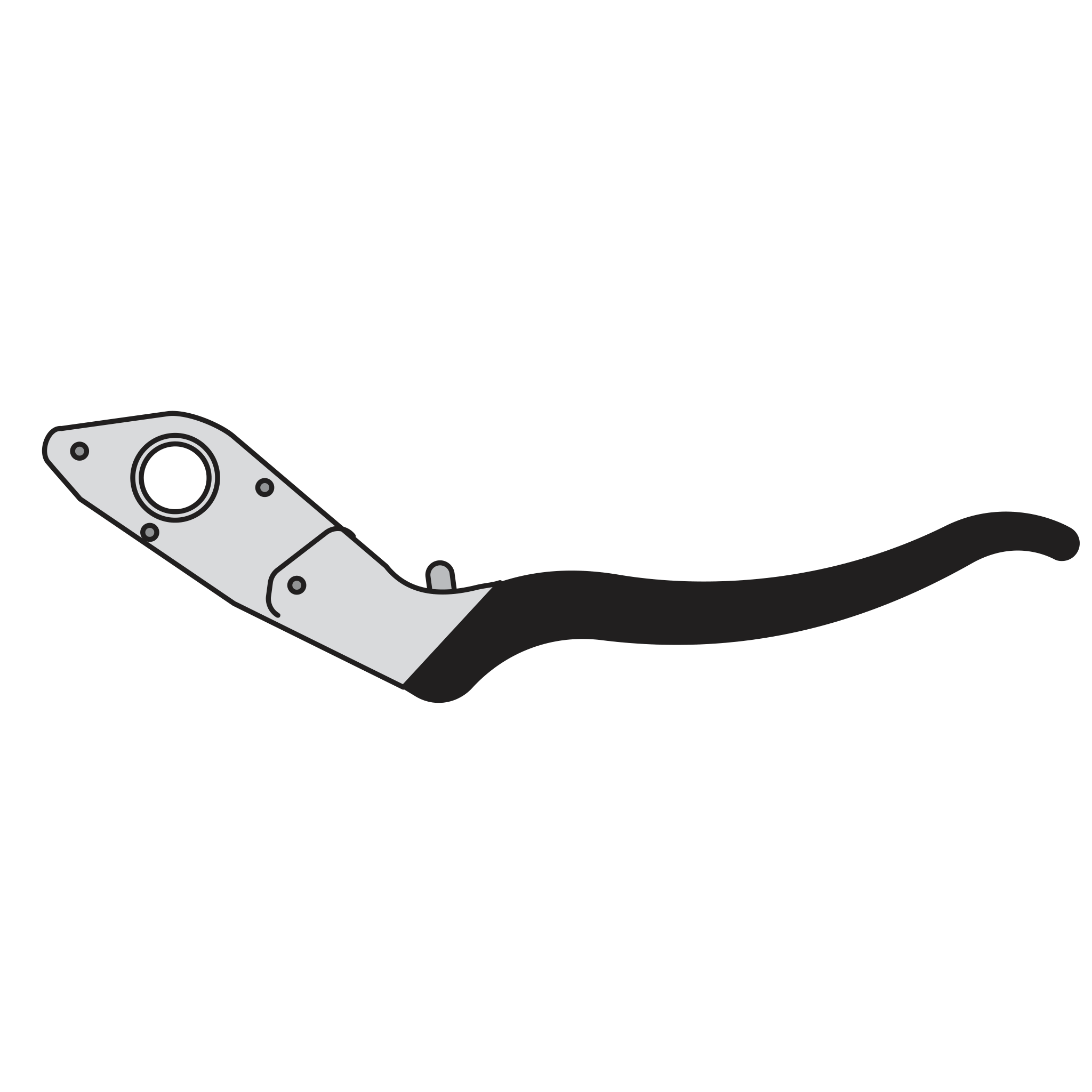 felco-32-32-1-griffsatz-ohne-klinge-ersatzteil image 1