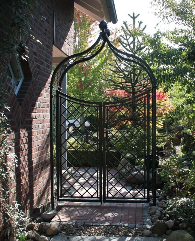 classic-garden-elements-brighton-metall-rosenbogen-tor-282-cm-schwarz image 4