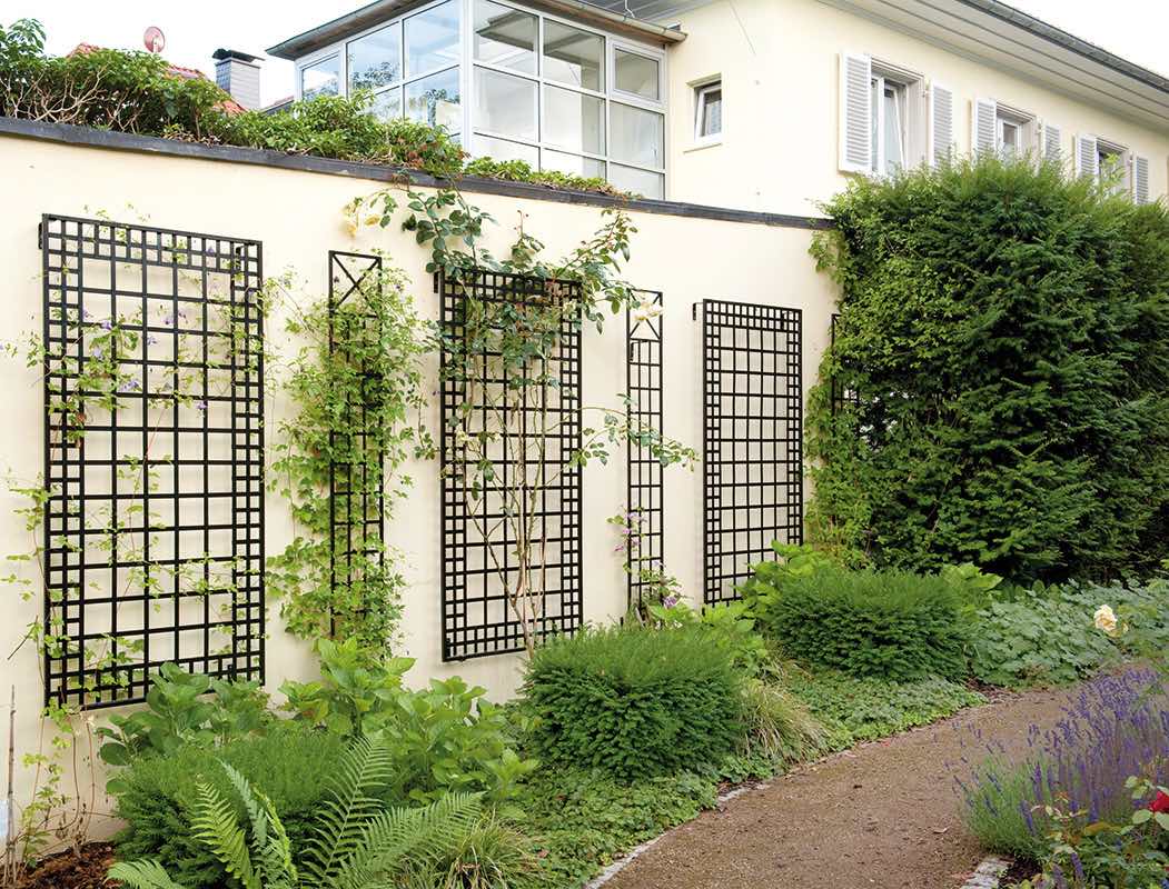 classic-garden-elements-wandspalier-metall-200x100-schwarz image 4